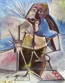 Homme assis 1971 cubisme Pablo Picasso